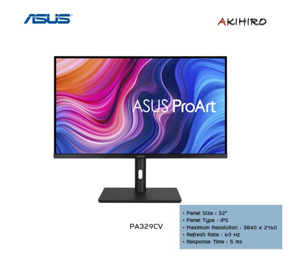 MONITOR (จอมอนิเตอร์) ASUS PROART PA329CV - 32" IPS 4K SPEAKERS USB-C HDR 3Y 3M